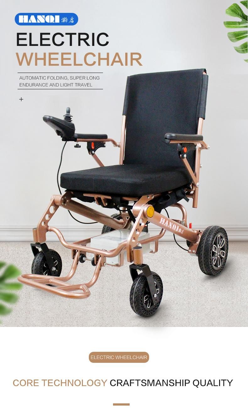 Hq123L High-Quality Electric Wheelchair with Electromechanical Folding
