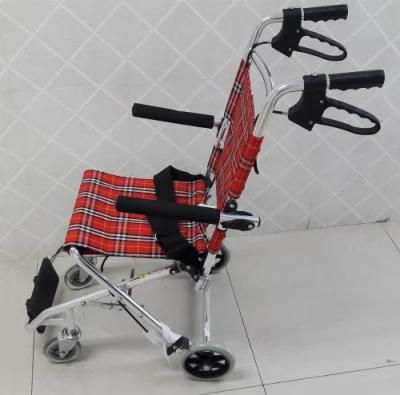 Extra Light Weight Traveling Foldable Aluminum Wheelchair Chair