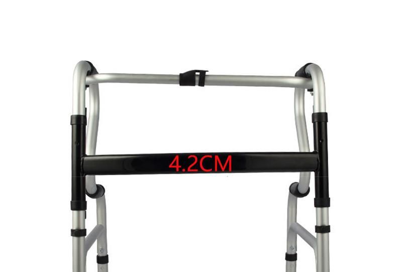 Aluminum Alloy Walker for The Elderly with Seat Plate Adjustable Walking Aid