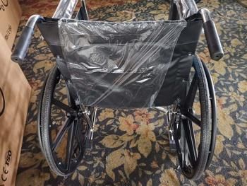 Durable Steel Frame Wheelchair with Mag Rear Wheel