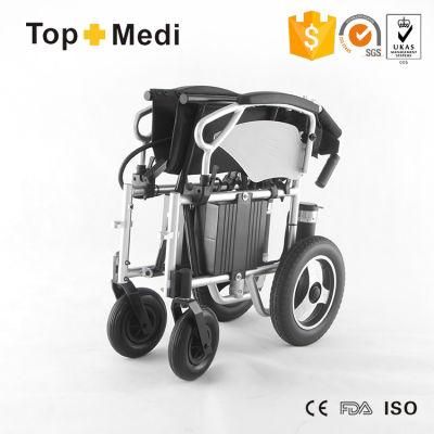 China Supplier Handicapped Aluminum Foldable Power Electric Wheelchair