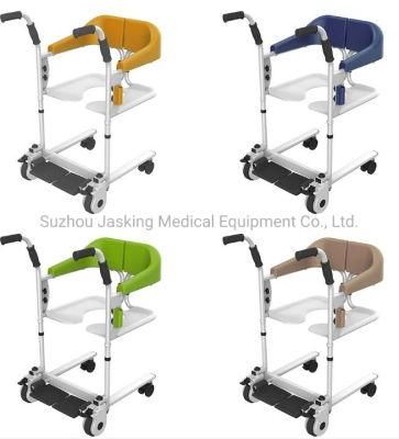 New Multi-Functional Patient Transfer Lifting Commode Wheelchair (JX-6910)