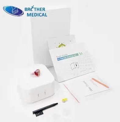 2022 Hard Hearing Aid Storage Box Case Portable Protective ABS Packaging Hearing Aids