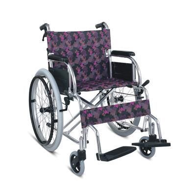 Rehabilitation Disabled Portable Aluminum Lightweight Wheel Chair Folding Manual Wheelchair