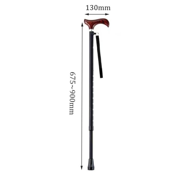 Walking Stick Lightweight Adjustable Cane with Handlefor Balance, Wheelchair Aid