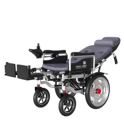 Rehabilitation Therapy Supplies Motorized Folding Electric Wheelchair for Adults