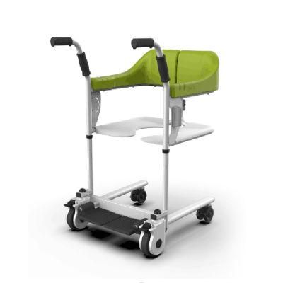 Hospital Nursing Transfer Toilet Commode Wheelchair for Elderly Disabled People