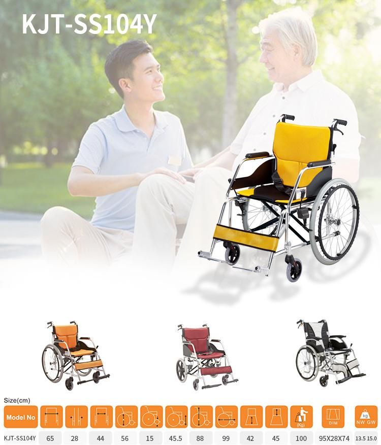 Hot Sale Travelling Aluminum Lightweight Wheel Chair