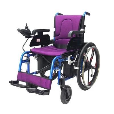 Medical Equipment Aluminum Folding Electric Wheelchair