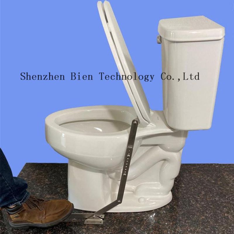 Touchless Stainless Steel Creative Toilet Sanitary Seat Cover Lid Lifter