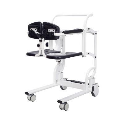 Transfer Lift Portable Patient Lifter Hoist Commode Chair for Elderly