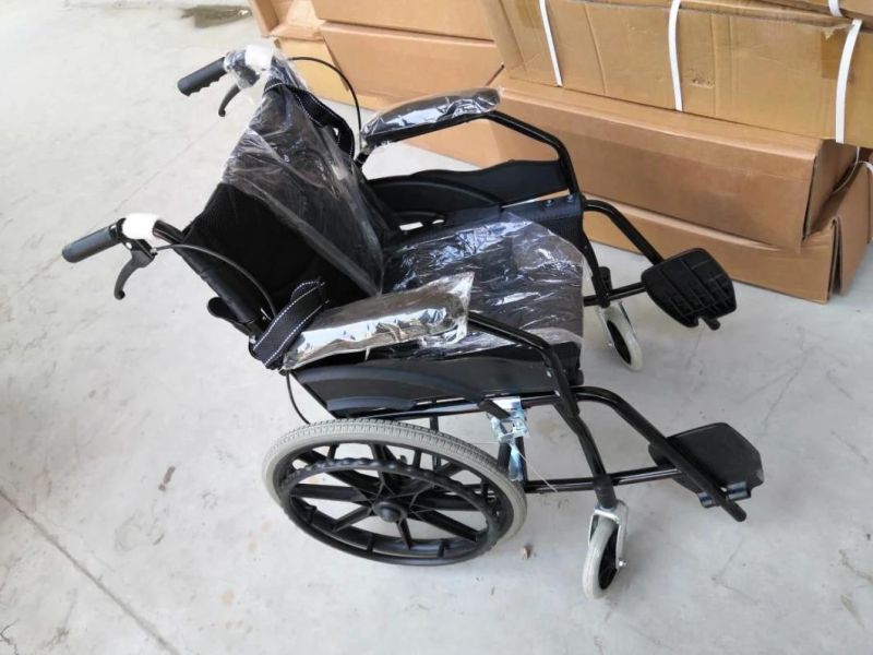 Low Price Manual Wheelchair Conventional Folding Wheel Chair