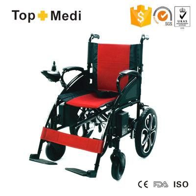 Topmedi Detachable Footrest Automated Electric Power Wheelchair