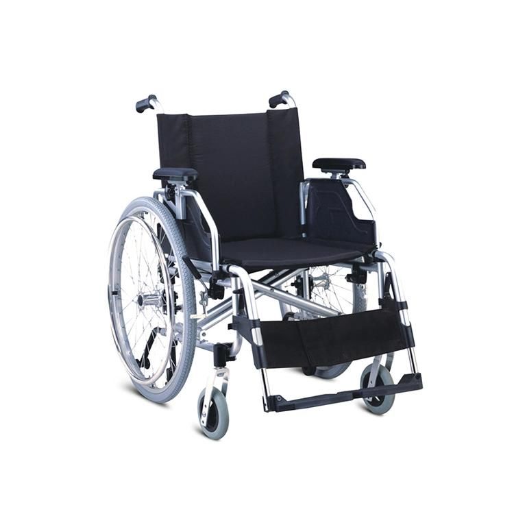 Lightweight Aluminum Handicapped Elderly Foldable Manual Wheelchair