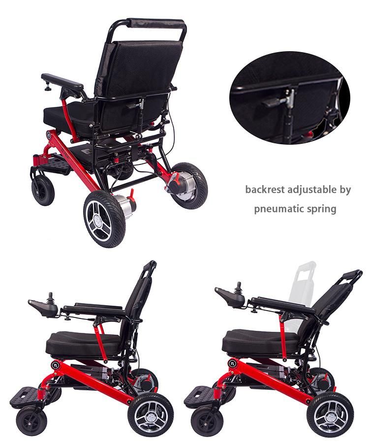 Jbh Best Aluminum Frame Electric Power Wheelchair with Brushless Motor D15