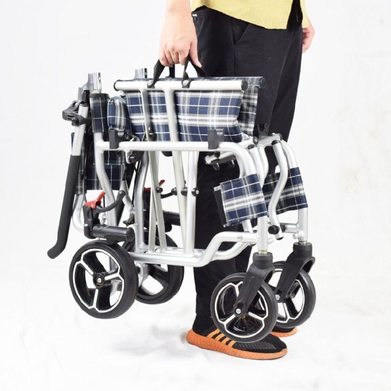 Light Weight Manual Folding Wheel Wheelchair