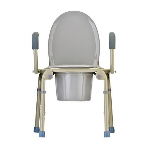 Commoda Chair Steel Drop-Arm Commode