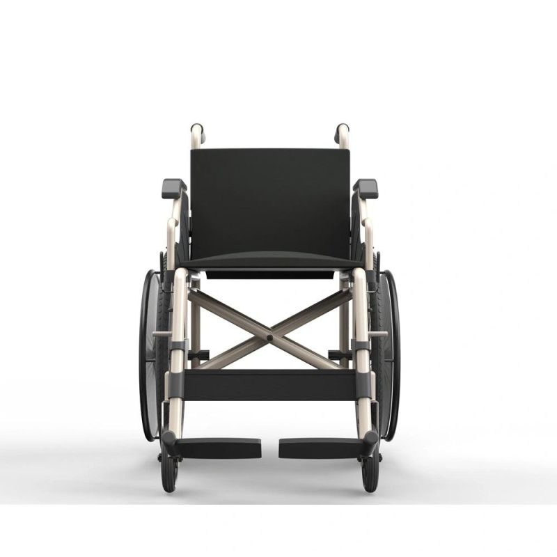 Fashion Medical Equipment Aluminum Handicap Portable Walker Folding Manual Wheelchair