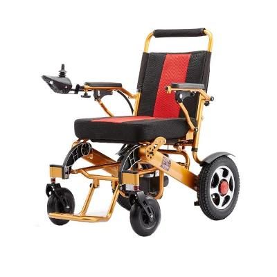 Lightweight Folded Electric Power Wheelchair Stand up