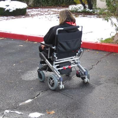 12&quot;E-Throne Portable Power Brushless Folding Electric Wheelchair with Ce
