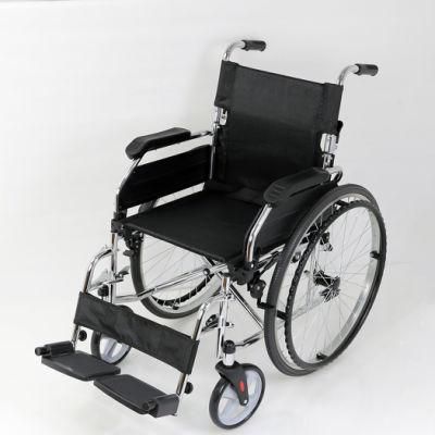 Elderly Medical Manual Folding Portable Manual Wheelchair