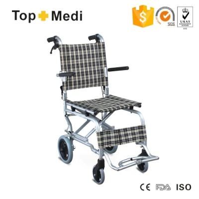 Aluminum Mini Folding Portable Lightweight Airplane Attendant Aisle Wheelchair