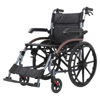 Foldable Orthopedic Functional CE Approved Leisure Wheelchair with Hot Sale