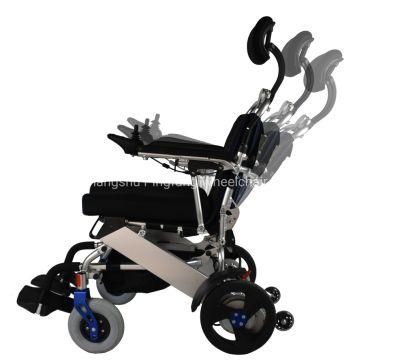 aluminum Alloy Motorized Folding Electric Wheelchair Model E08 Ce, ISO13485