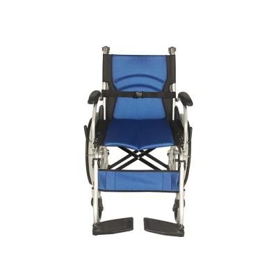 Mn-Ly003 Manual Rehabilitation Lightweight Head Aid Mobility Aid Folding Wheelchair