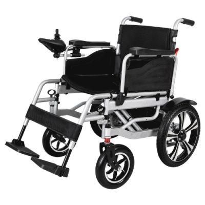 China High Quality Handicapped Hospital Folding Lightweight Power Wheelchair