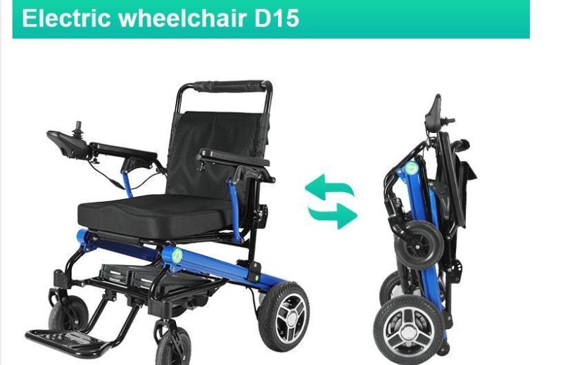 2021 Best Selling Folding Electric Wheelchair with Remote Control