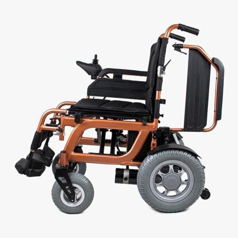 Heavy Duty Handicapped Equipment Outdoor Powered Motorized Folding Electric Wheelchair