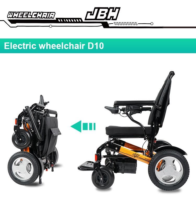 Jbh 14ah Lithium Battery Light Foldable Electric Wheelchair