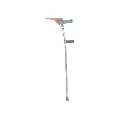 Medically Comfortable Adjustable Aluminum Muleta Forearm Walking Elbow Crutches for Adults