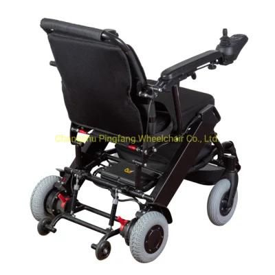 aluminum Alloy Motorized Blushless Motor Wheelchair with Solid Tire