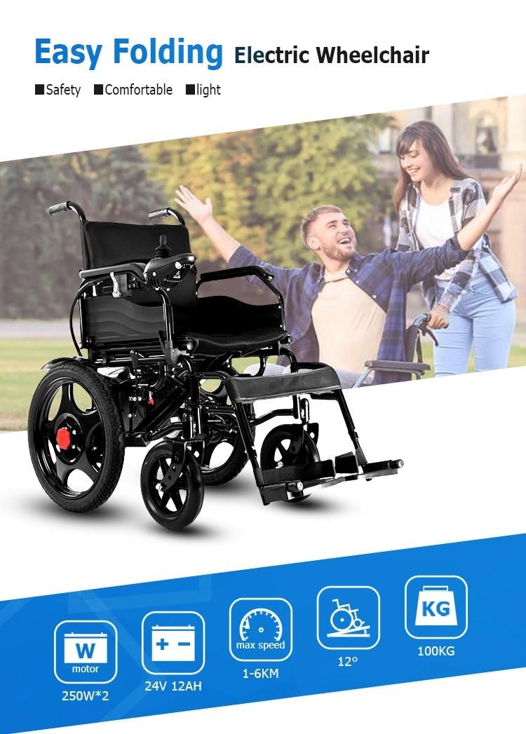 Light Weight Electric Folding Power Wheelchair with Ce&FDA