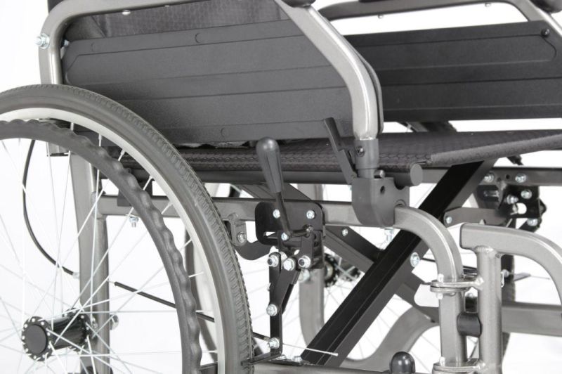 New Durable Material Aluminum Alloy Manual Folding Elderly Wheel Chair