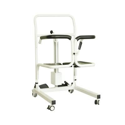 Electric Patient Lifter Transfer Chair Commode with Toilet for Disabled and Elderly