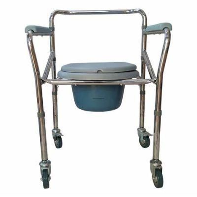 New Powder Coated Commode Toilet Chair for Elderly