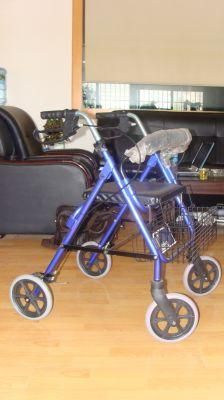 Customized 4 Wheel Motorized Standard Packing Folding Walker with Seat Carbon Tonia Rollator