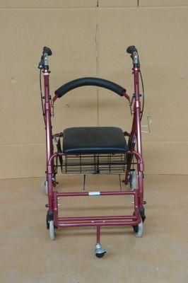 Carbon Walker with Seat Standard Packing Motorized 3 Wheel Rollator