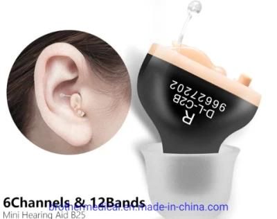 Mini Rechargeable Small Power 2X1.4cm Bluetooth Earphone Hearing Aids Bme Ha01