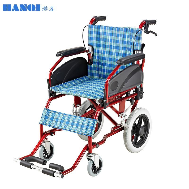 Hq 902L Aluminum Alloy Ultra- Lightweight Wheelchair Folding Wheelchair