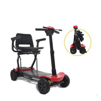 Topmedi Full-Automatic Remote Control Electric Folding Wheelchair for Handicapped