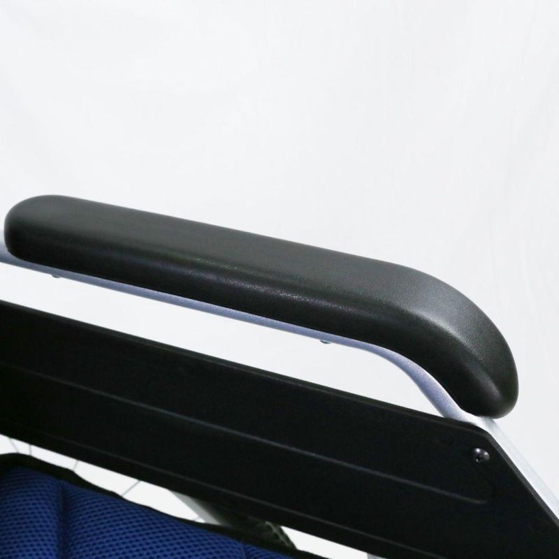 Adjustable Footrest Metal Folding Wheelchair