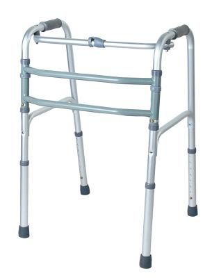 Durable Aluminum Folding Adjustable Walker Stick Frame