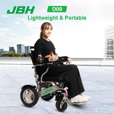 Lightweight Electric Wheelchair with Brushless Motor and Lithium Battery D09