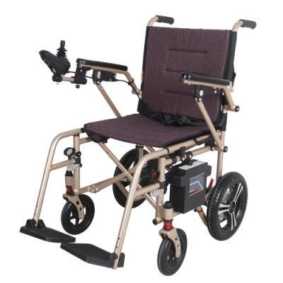 New Easy Folding Magnesium Alloy Electric Wheelchair for Elderly