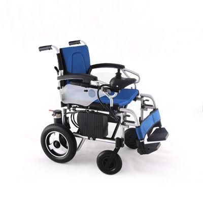 2020 Topmedi Lightweight Folding Electric Wheelchair for Elderly Disabled