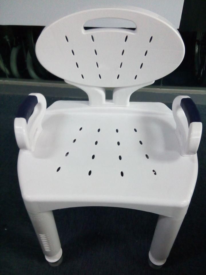 195kg Loading Bathroom Safety Whole Chair Detachable Plastic Shower Chair